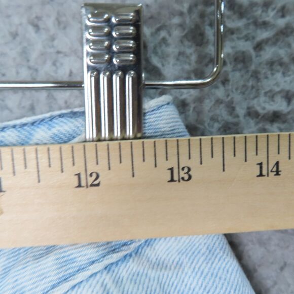 Playboy Pacsun Jeans Womens 26 Blue Denim Bunny Mid Rise Straight Leg Ripped - Picture 8 of 12